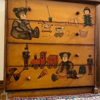 Cassettiera in legno