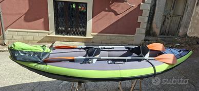 Canoa 2 posti Modello tripla camera + Accessori