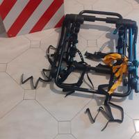 Portabici per auto + cartello segnaletico