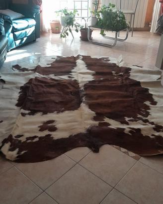 tappeto in pelle di cavallino 