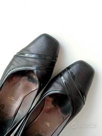 Décolleté Melluso Lady vera pelle nera vintage 37