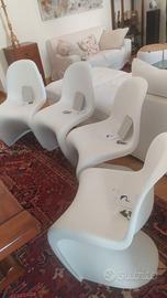 Set sei sedie Panton Vitra 