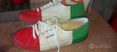 Scarpe Superga tricolore n. 39