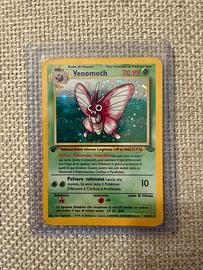 Venomoth 13/64 Holo Carta Pokemon Rara 1 edizione