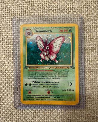 Venomoth 13/64 Holo Carta Pokemon Rara 1 edizione