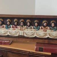 Ultima Cena in Legno Intagliato 115 cm