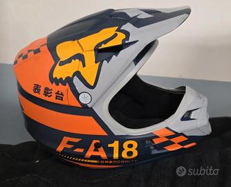 Casco cross Fox