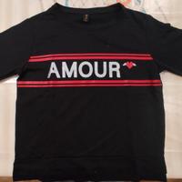 Felpa donna girocollo (maniche lunghe)