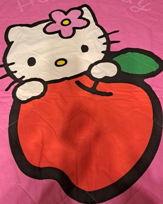 Trapunta invernale Hello Kitty double face.