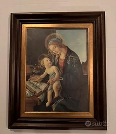Quadro (Stampa ) la Madonna del libro  Botticelli