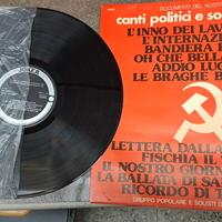 disco vinile canti politici e partigian