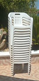 STOCK 16 SEDIE GIARDINO GRANDSOLEIL ECORESINA
