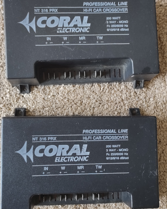 Crossover Coral per HiFi Car