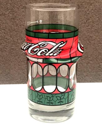COCA-COLA  BICCHIERE LIBERTY "CRAZY" VINTAGE