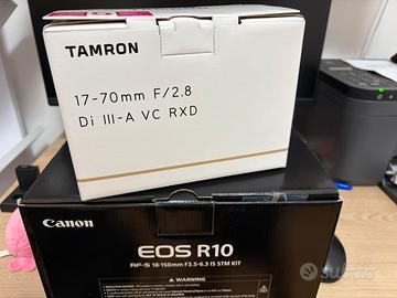 Canon Eos R10 con Tamron 17-70mm f/2.8