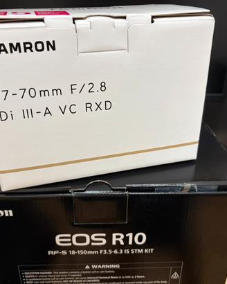 Canon Eos R10 con Tamron 17-70mm f/2.8