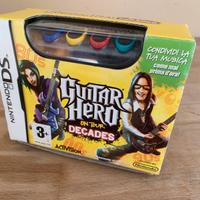 Gioco Nintendo DS Guitar Hero + accessori