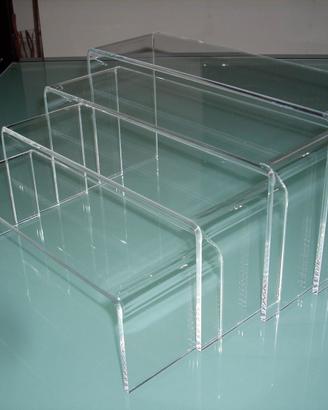 Espositori in plexiglas nuovi