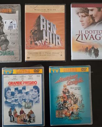 Lotto film DVD di generi vari nuovi, sigillati.