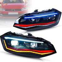 Fari anteriori led drl vw polo aw 2g led dinamici