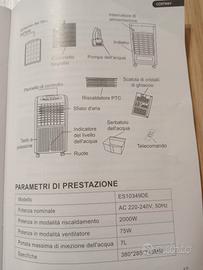 raffreddatore. a riscaldatore d.aria