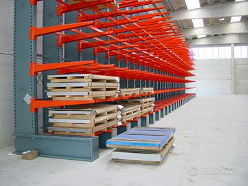 Cantilever, Portapallet, Scaffalatura a ripiani