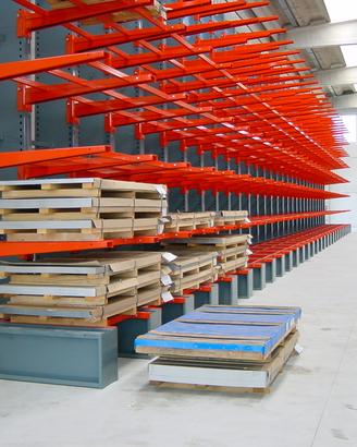 Cantilever, Portapallet, Scaffalatura a ripiani