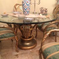 tavolo da gioco con 4 poltroncine come nuovo