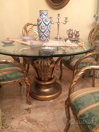 tavolo da gioco con 4 poltroncine come nuovo