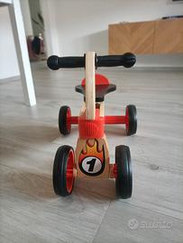 triciclo bicicletta legno bambino
