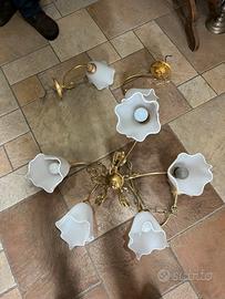 Lampadario con 2 punti luce