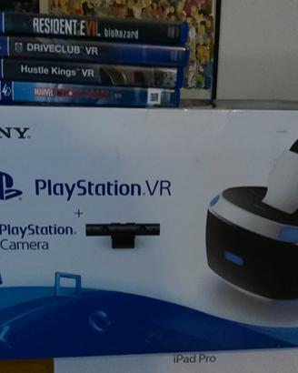Ps vr sony PlayStation + camera + 4 giochi