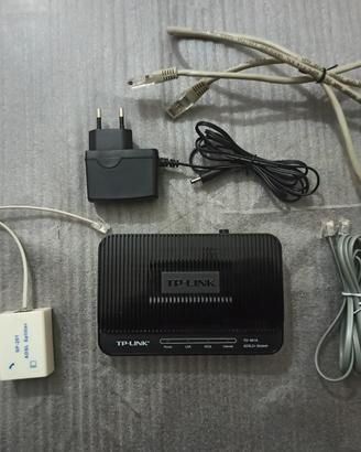 TP-LINK TD-8616 ADSL2+ Ethernet Modem + Accessori