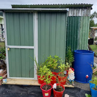 Casetta giardino in Acciaio 155x100cm verde