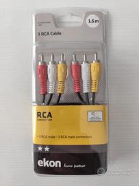 Cavo RCA maschio-maschio 1,5 m