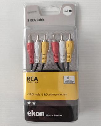 Cavo RCA maschio-maschio 1,5 m