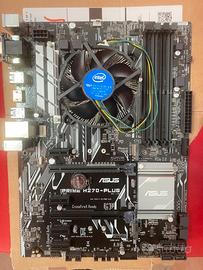 Scheda madre + processore + ventola cpu