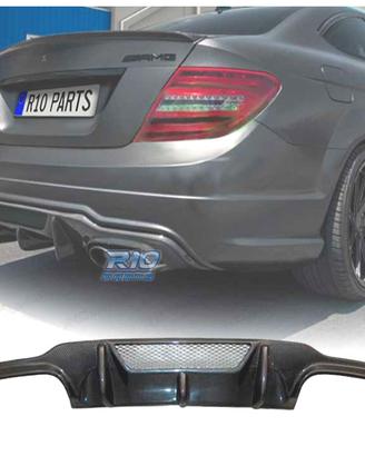 DIFFUSORE MERCEDES CLASSE C W204 C63 11-13 CARBONI