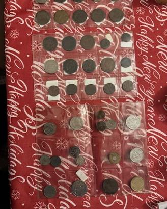 L10 Lotto monete estere non comuni rare 1700-1900