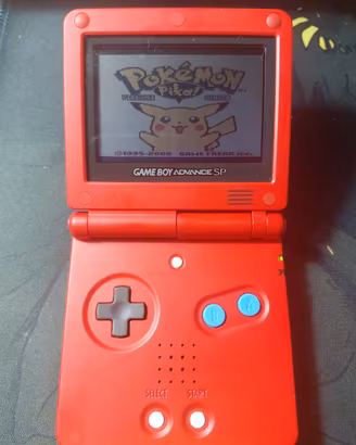 GameBoy Advance SP pokédex