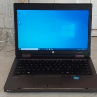 Portatile hp Probook, intel i3, 6GB,  SSD-120.