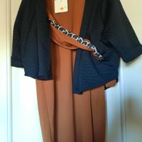 vestito donna con blazer nero 