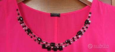 Blusa fuxia donna