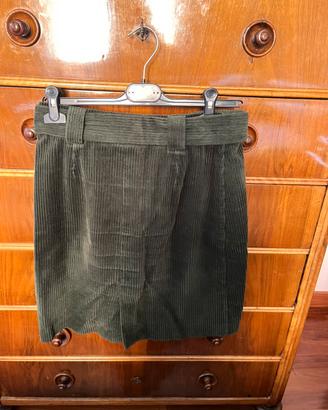 Gonna velluto a coste