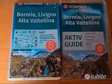 Cartina Kompass Bormio, Livigno, Alta Valtellina