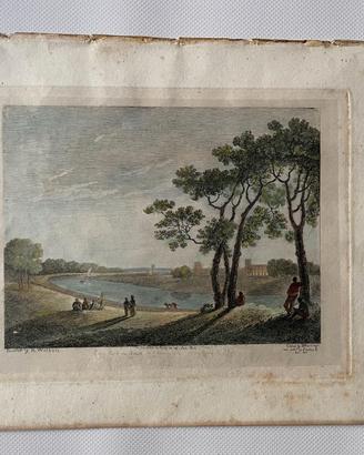 Antiche  incisioni a colori inglesi Richard Wilson