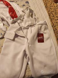 Completo scherma m/f marca ONTC tg 11-14 anni