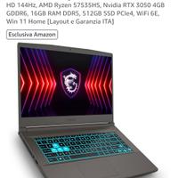 MSI Notebook Gaming Thin A15 B7UC-048IT

