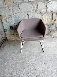 sedia imbottita arca   true design