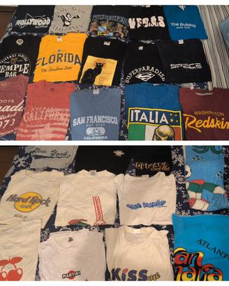 Lotto magliette vintage - USA, Italia e Europa